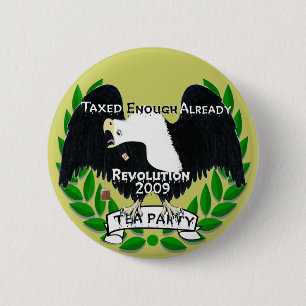 TEA Party Supply Ronde Button 5,7 Cm