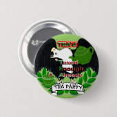 TEA Party Supply Ronde Button 5,7 Cm (Voorkant /achterkant)