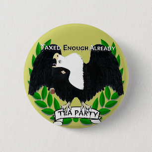 TEA Party Supply Ronde Button 5,7 Cm