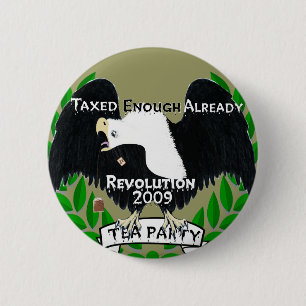 TEA Party Supply Ronde Button 5,7 Cm