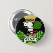 TEA Party Supply Ronde Button 5,7 Cm (Voorkant /achterkant)