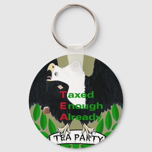 TEA Party Supply Sleutelhanger (Voorkant)