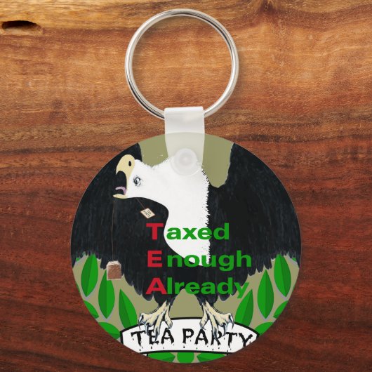 TEA Party Supply Sleutelhanger (Voorkant)