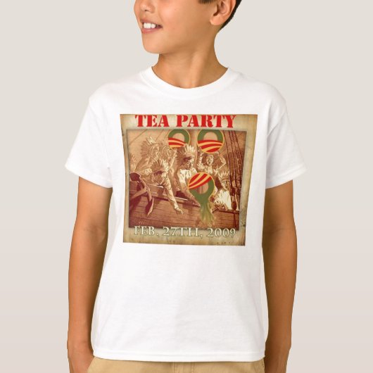 TEA PARTY T-SHIRT (Voorkant)