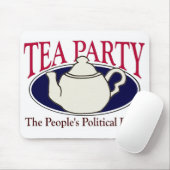 Tea Party Tax Day mousepad Muismat (Met muis)