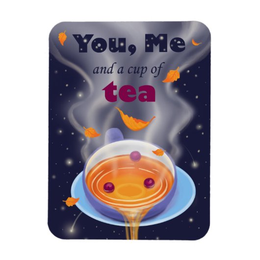 Tea Party Tea Cup Tea Time Magneet (Verticaal)