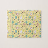   Tea Party Teacups en Teapots Print Legpuzzel (Horizontaal)