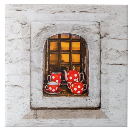 Tea Party Tegeltje (Voorkant)