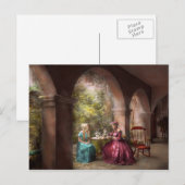 Tea Party - Thee delen met oma 1936 Uitnodiging Briefkaart (Voorkant / Achterkant)