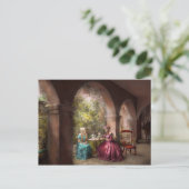 Tea Party - Thee delen met oma 1936 Uitnodiging Briefkaart (Staand voorkant)