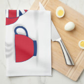 Tea Party Theedoek (Quarter Fold)
