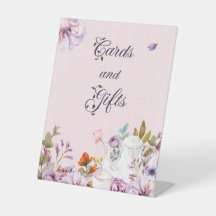 Tea Party Thema Baby shower Kaarten en geschenken