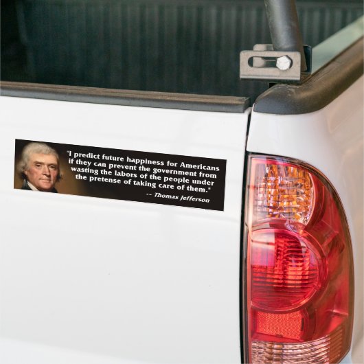 Tea Party - Thomas Jefferson Bumpersticker (Op Truck)