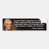 Tea Party - Thomas Jefferson Bumpersticker (Voorkant)