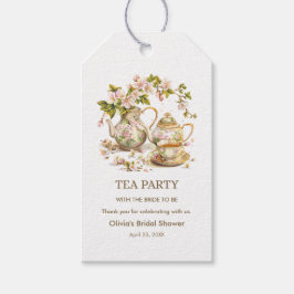 Tea Party Tijd voor Tea Vrijgezellenfeest Bedankt Cadeaulabel