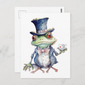 Tea Party Toad in Top Hoed Briefkaart (Voorkant / Achterkant)