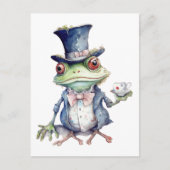 Tea Party Toad in Top Hoed Briefkaart (Voorkant)