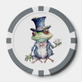 Tea Party Toad in Top Hoed Poker Chips (Voorkant)