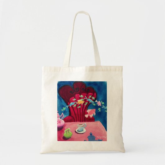 Tea Party Tote Bag (Voorkant)