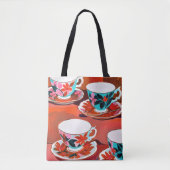 Tea Party Tote Bag (Voorkant)