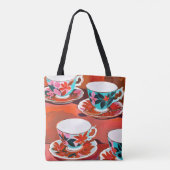 Tea Party Tote Bag (Achterkant)