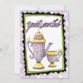 Tea Party - uitnodiging (Voorkant)