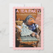Tea Party - Uitnodiging (Voorkant)