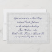 Tea Party uitnodiging (Achterkant)