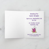 Tea Party uitnodiging: Vliegende olifant thee wate (Binnen)