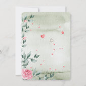 Tea Party-uitnodiging voor meisjes (Achterkant)