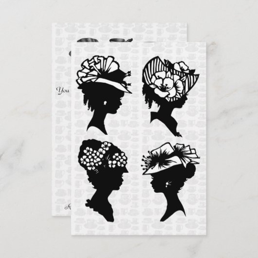 Tea Party V2 Kaart (Voorkant / Achterkant)