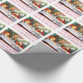 Tea Party van de Mad Hatter in Alice in Wonderland Cadeaupapier (Hoek)