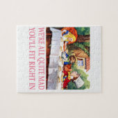 Tea Party van de Mad Hatter in Alice in Wonderland Legpuzzel (Horizontaal)