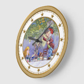 Tea Party van de Mad Hatter in Wonderland Grote Klok (Hoek)