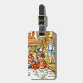 Tea Party van Mad Hatter - Alice in Wonderland Bagagelabel (Voorkant verticaal)