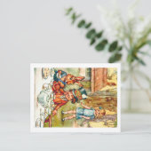 Tea Party van Mad Hatter - Alice in Wonderland Briefkaart (Staand voorkant)