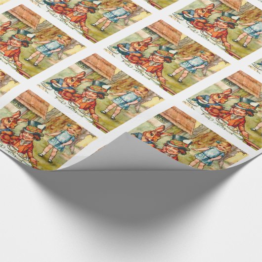 Tea Party van Mad Hatter - Alice in Wonderland Cadeaupapier (Hoek)