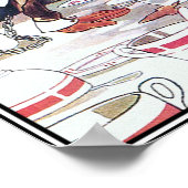 Tea Party van Mad Hatter - Alice in Wonderland Poster (Hoek)