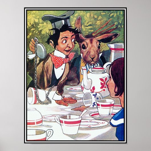 Tea Party van Mad Hatter - Alice in Wonderland Poster (Voorkant)