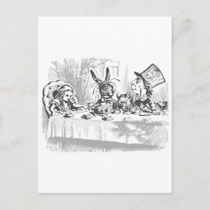 Tea Party van Mad Hatter Briefkaart
