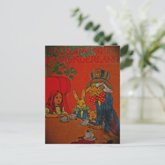 Tea Party van Mad Hatter Briefkaart (Staand voorkant)