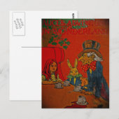 Tea Party van Mad Hatter Briefkaart (Voorkant / Achterkant)