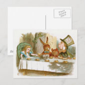 Tea Party van Mad Hatter Briefkaart (Voorkant / Achterkant)