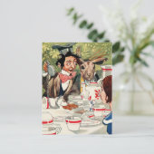 Tea Party van Mad Hatter Briefkaart (Staand voorkant)