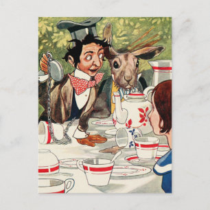 Tea Party van Mad Hatter Briefkaart