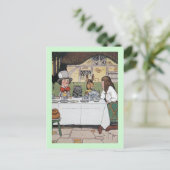 Tea Party van Mad Hatter Briefkaart (Staand voorkant)