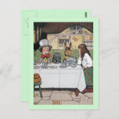 Tea Party van Mad Hatter Briefkaart (Voorkant / Achterkant)