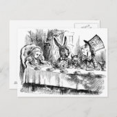 Tea Party van Mad Hatter Briefkaart (Voorkant / Achterkant)