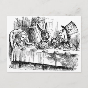 Tea Party van Mad Hatter Briefkaart