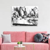 Tea Party van Mad Hatter Canvas Afdruk (Insitu (Woonkamer))